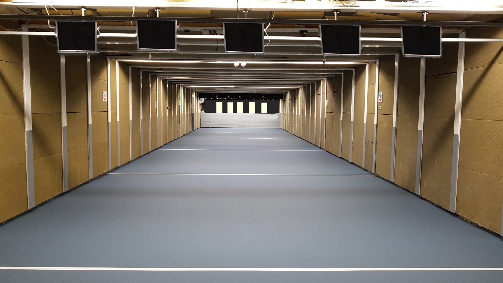 25m Kurzwaffen-Indoorstand